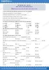 Đề thi học kì 2 Tiếng Anh 6 Friends Plus - Đề số 1